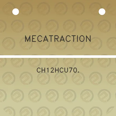 mecatraction-ch12hcu70