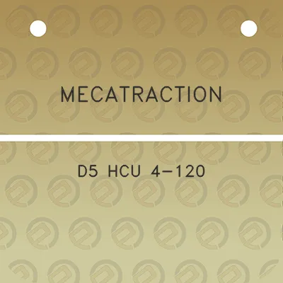 mecatraction-d5-hcu-4-120