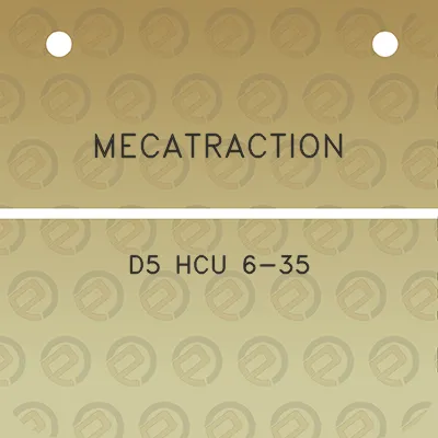 mecatraction-d5-hcu-6-35