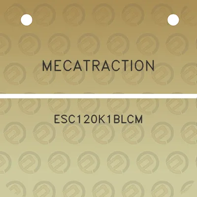 mecatraction-esc120k1blcm