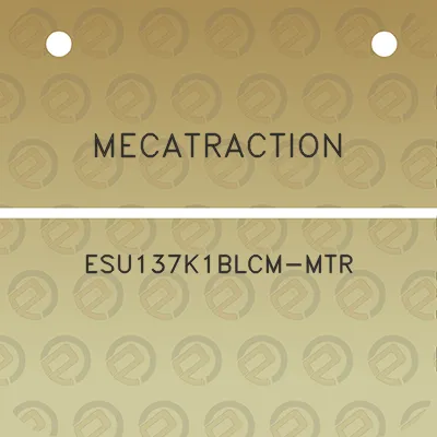 mecatraction-esu137k1blcm-mtr