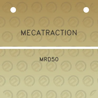 mecatraction-mrd50