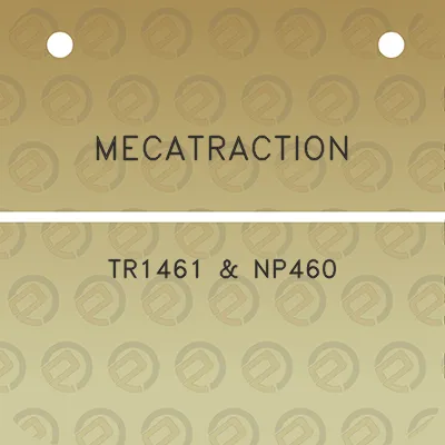 mecatraction-tr1461-np460