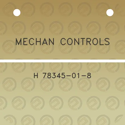 mechan-controls-h-78345-01-8