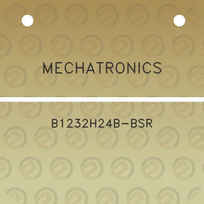 mechatronics-b1232h24b-bsr