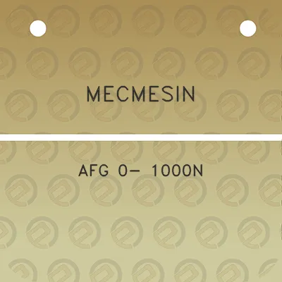 mecmesin-afg-0-1000n