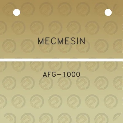 mecmesin-afg-1000