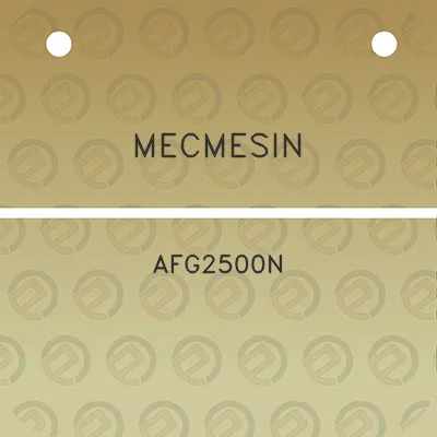 mecmesin-afg2500n