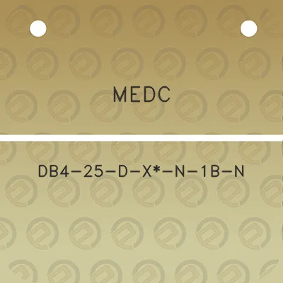 medc-db4-25-d-x-n-1b-n