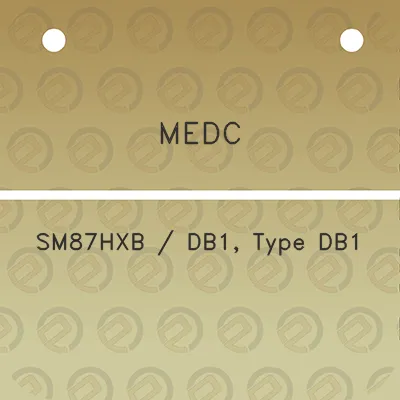 medc-sm87hxb-db1-type-db1