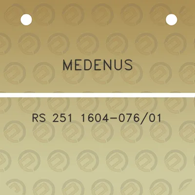 medenus-rs-251-1604-07601