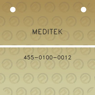 meditek-455-0100-0012