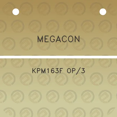 megacon-kpm163f-op3