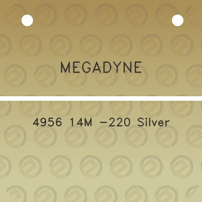 megadyne-4956-14m-220-silver