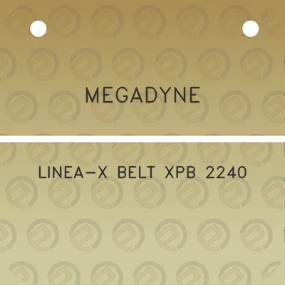 megadyne-linea-x-belt-xpb-2240