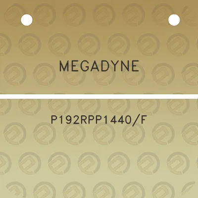 megadyne-p192rpp1440f