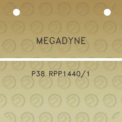 megadyne-p38-rpp14401