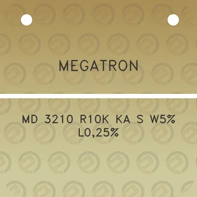 megatron-md-3210-r10k-ka-s-w5-l025