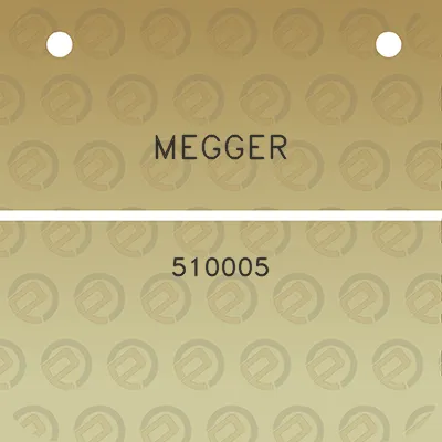 megger-510005