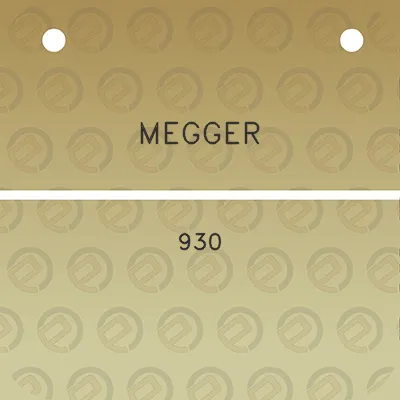 megger-930