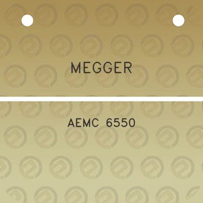 megger-aemc-6550