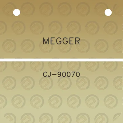 megger-cj-90070