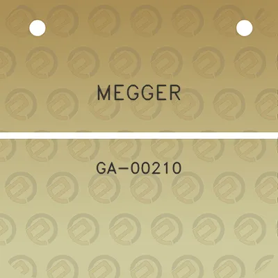 megger-ga-00210