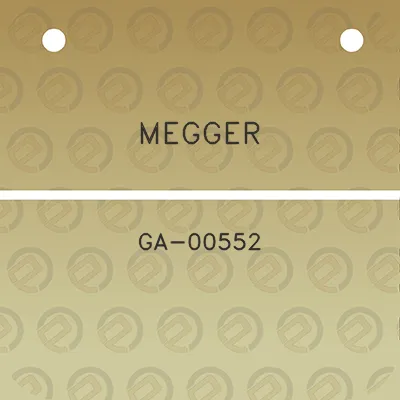 megger-ga-00552