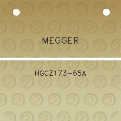 megger-hgcz173-65a