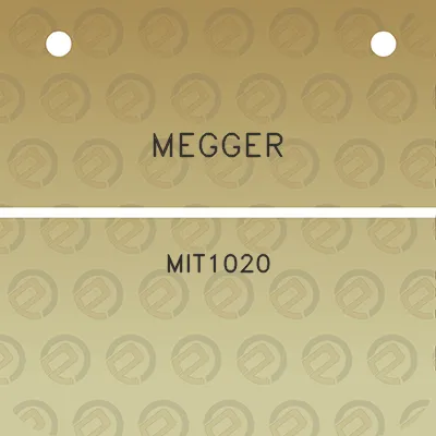 megger-mit1020