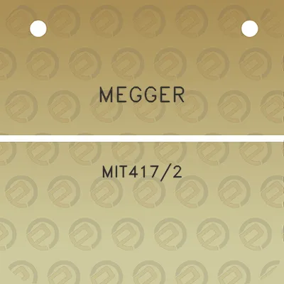 megger-mit4172