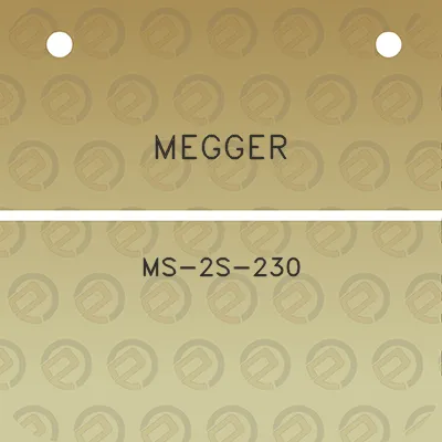 megger-ms-2s-230