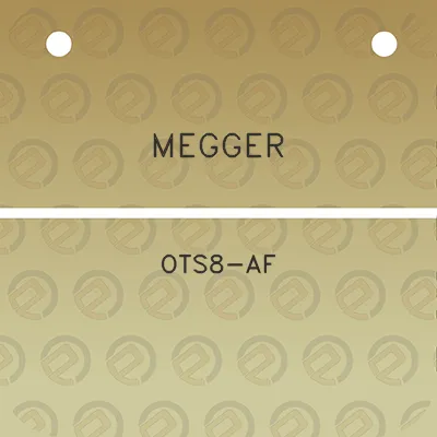 megger-ots8-af