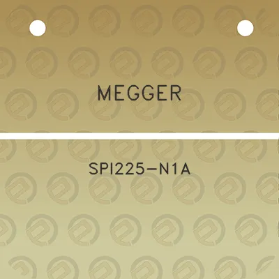 megger-spi225-n1a