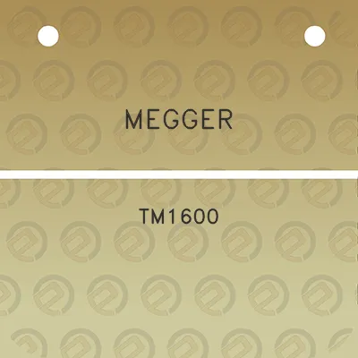 megger-tm1600