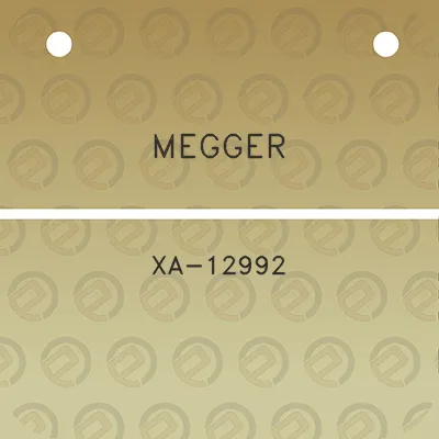 megger-xa-12992