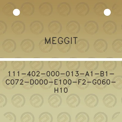 meggit-111-402-000-013-a1-b1-c072-d000-e100-f2-g060-h10