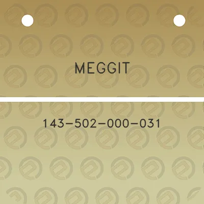 meggit-143-502-000-031