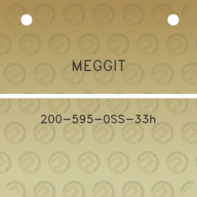 meggit-200-595-0ss-33h