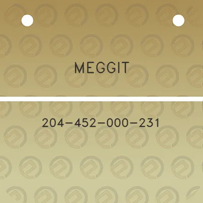 meggit-204-452-000-231