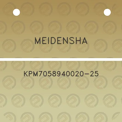 meidensha-kpm7058940020-25