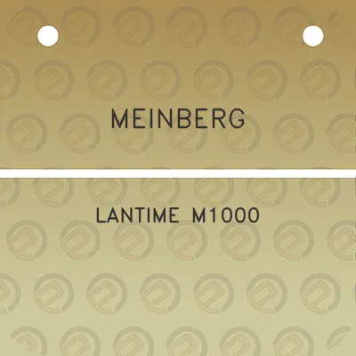 meinberg-lantime-m1000