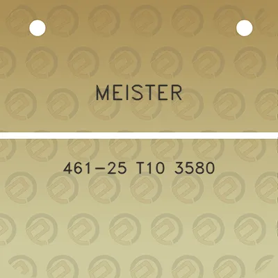 meister-461-25-t10-3580