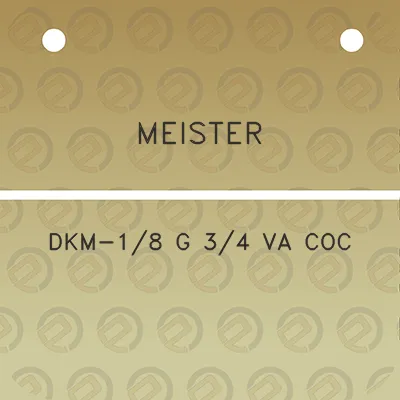 meister-dkm-18-g-34-va-coc