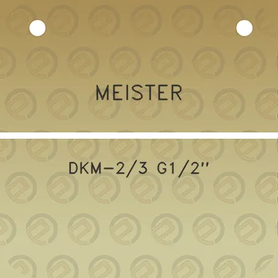 meister-dkm-23-g12