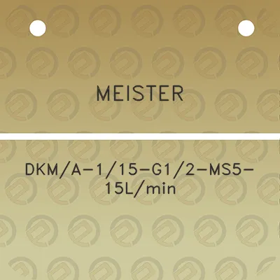 meister-dkma-115-g12-ms5-15lmin