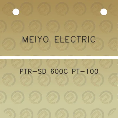 meiyo-electric-ptr-sd-600c-pt-100