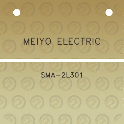 meiyo-electric-sma-2l301