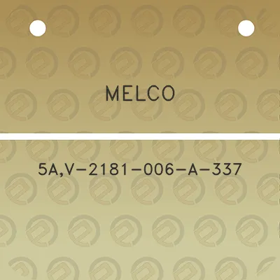 melco-5av-2181-006-a-337