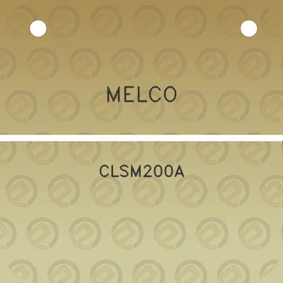 melco-clsm200a